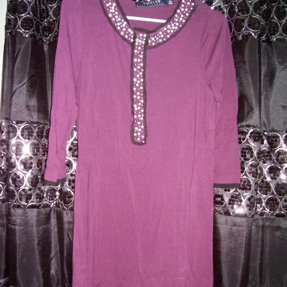5for 25 twelve brand boutique rhinestone tunic